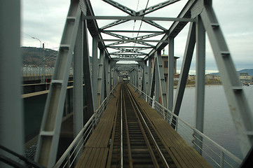 Image showing Railroad brigde