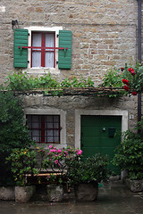 Image showing House in small town Groznjan in Istra, Croatia