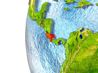 Image showing Mexico on globe