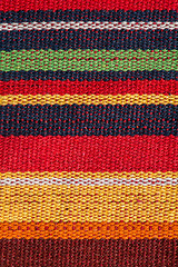 Image showing Multi color fabric texture