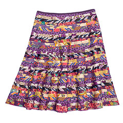 Image showing Colorful indian style  skirt