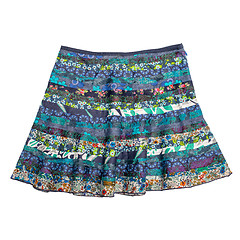 Image showing Colorful indian style  skirt