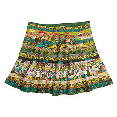 Image showing Colorful indian style  skirt