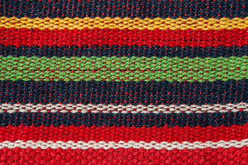 Image showing Multi color fabric texture