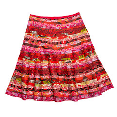 Image showing Colorful indian style  skirt