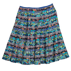 Image showing Colorful indian style  skirt