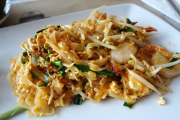 Image showing Traditional Thai Fried Noodles
