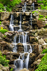 Image showing Cascading waterfall