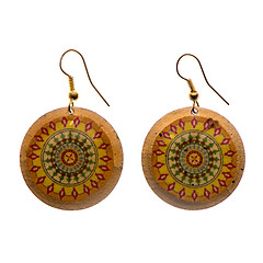 Image showing Indian traditional earrings