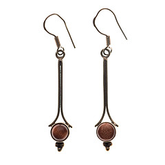 Image showing Indian traditional earrings