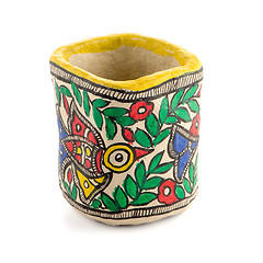 Image showing Indian handmade cup