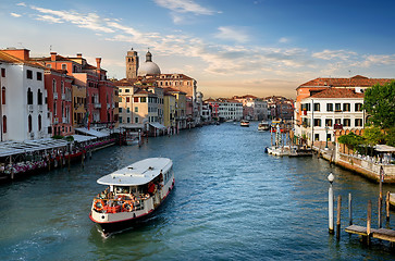 Image showing Vaporetto at Grand Canal