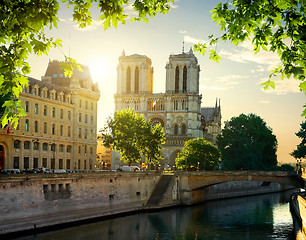 Image showing Notre Dame cathedral