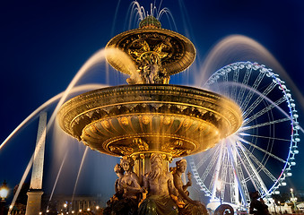 Image showing Fountain on square of Concorde