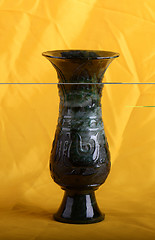 Image showing Chinese ancient jade carving