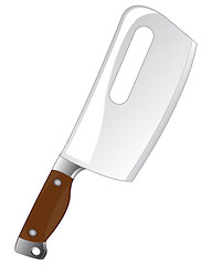 Image showing Kitchen knife cutlass