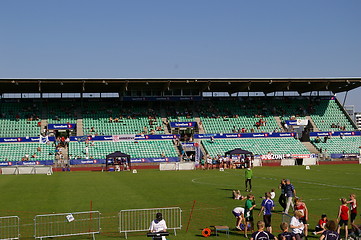 Image showing Nadderud stadion in Bærum in Norway.