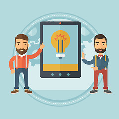 Image showing Successful business idea vector illustration.