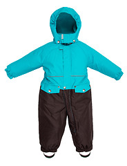 Image showing Childrens snowsuit fall