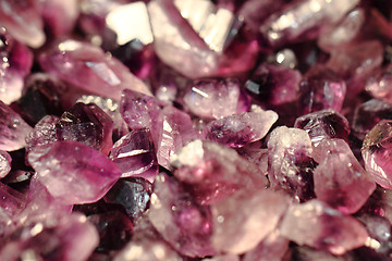 Image showing amethyst violet background