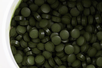 Image showing chlorella vulgaris tabs