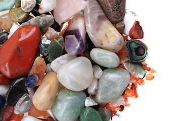 Image showing natural color gems background 