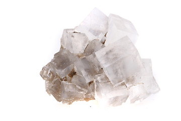 Image showing halite salt cubes