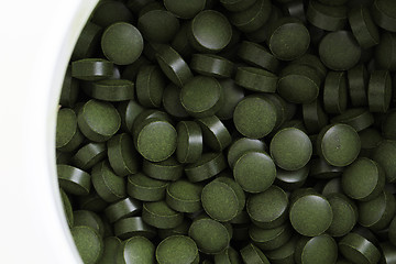 Image showing chlorella vulgaris tabs