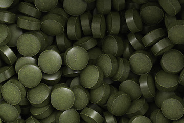 Image showing chlorella vulgaris tabs