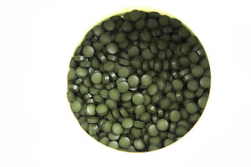 Image showing chlorella vulgaris tabs