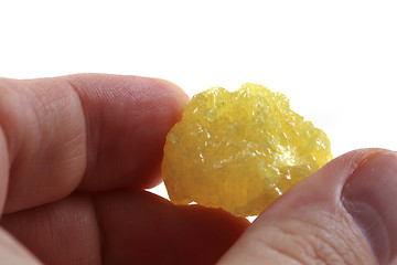 Image showing yellow sulphur mineral