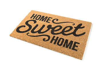 Image showing Home Sweet Home Welcome Mat Isolated on White