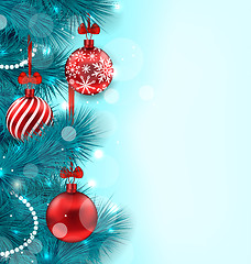 Image showing Christmas Lighten Background