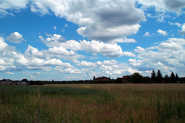 Image showing Rural scenic landscape in springtime