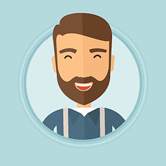 Image showing Young cheerful man laughing vector illustration.