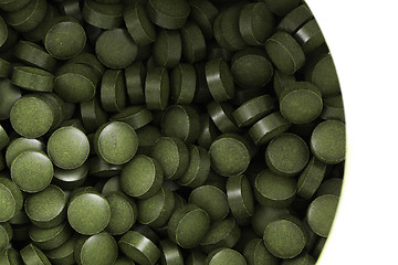 Image showing chlorella vulgaris tabs