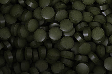 Image showing chlorella vulgaris tabs