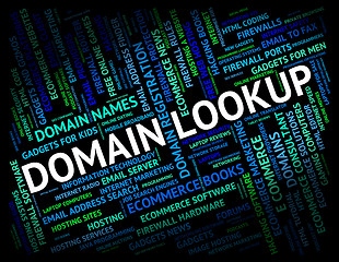 Image showing Domain Lookup Means Realm Dominions And Research