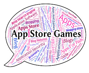 Image showing App Store Games Shows Retail Sales And Application