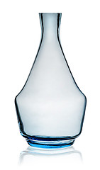 Image showing Blue carafe without stopper