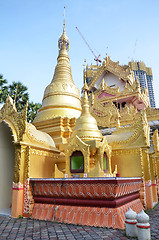 Image showing Popular Burmese Temple in Penang, Malaysia