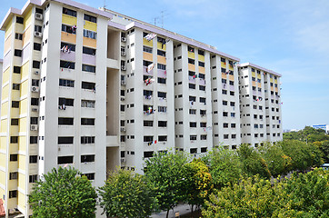 Image showing Singapore residential building, also known as HDB