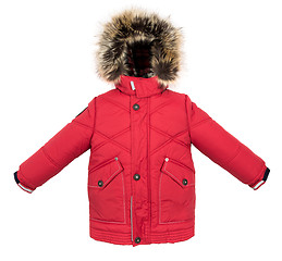 Image showing Warm jacket isolated