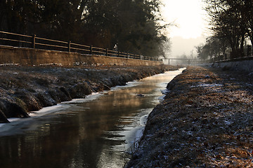 Image showing Winter at the river