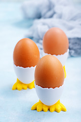 Image showing boiled eggs