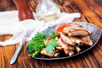 Image showing fried meat