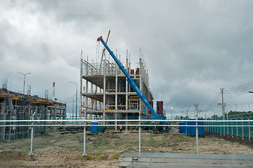 Image showing Construction of petrochemical plant. Tobolsk