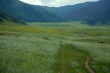 Image showing Attractive mountain valley