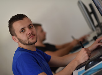 Image showing graphic designer at work