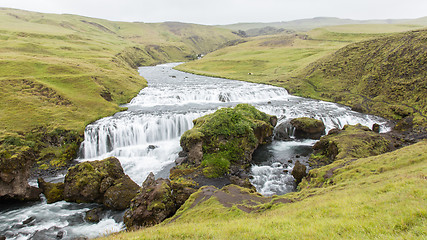 Image showing Skogafoss waterfall, Iceland